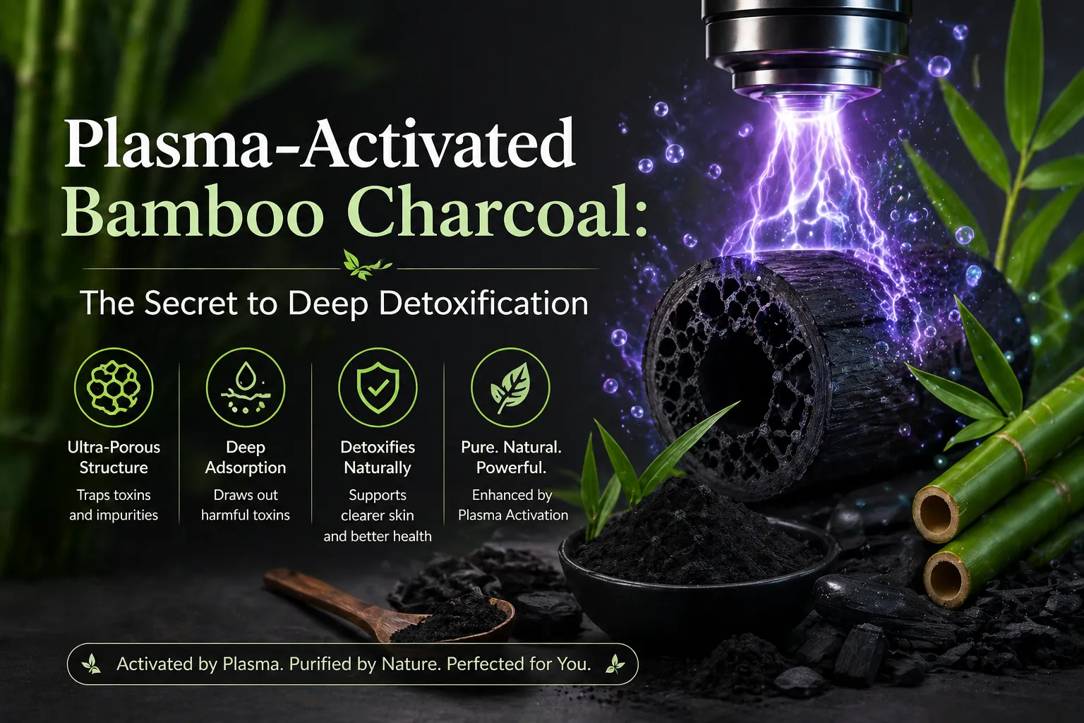 Plasma-Activated Bamboo Charcoal: The Secret to Deep Detoxification